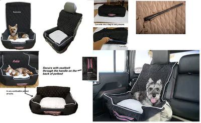 Light Gray C4 Corvette Pet Bed Seat Cover