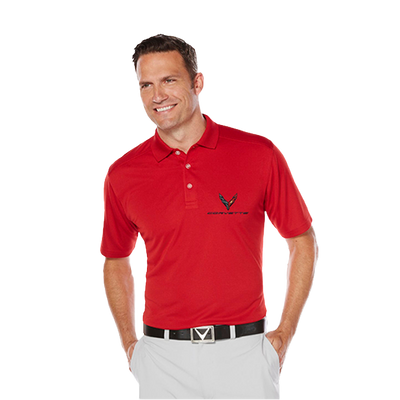 Corvette C8 Men's Callaway Performance Polo