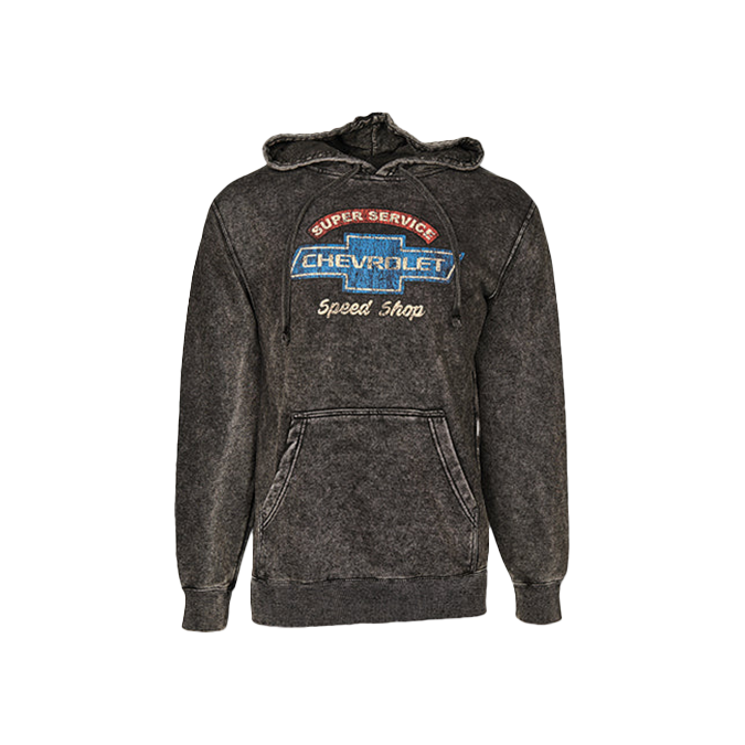 Chevrolet Super Service Stone Washed Hoodie