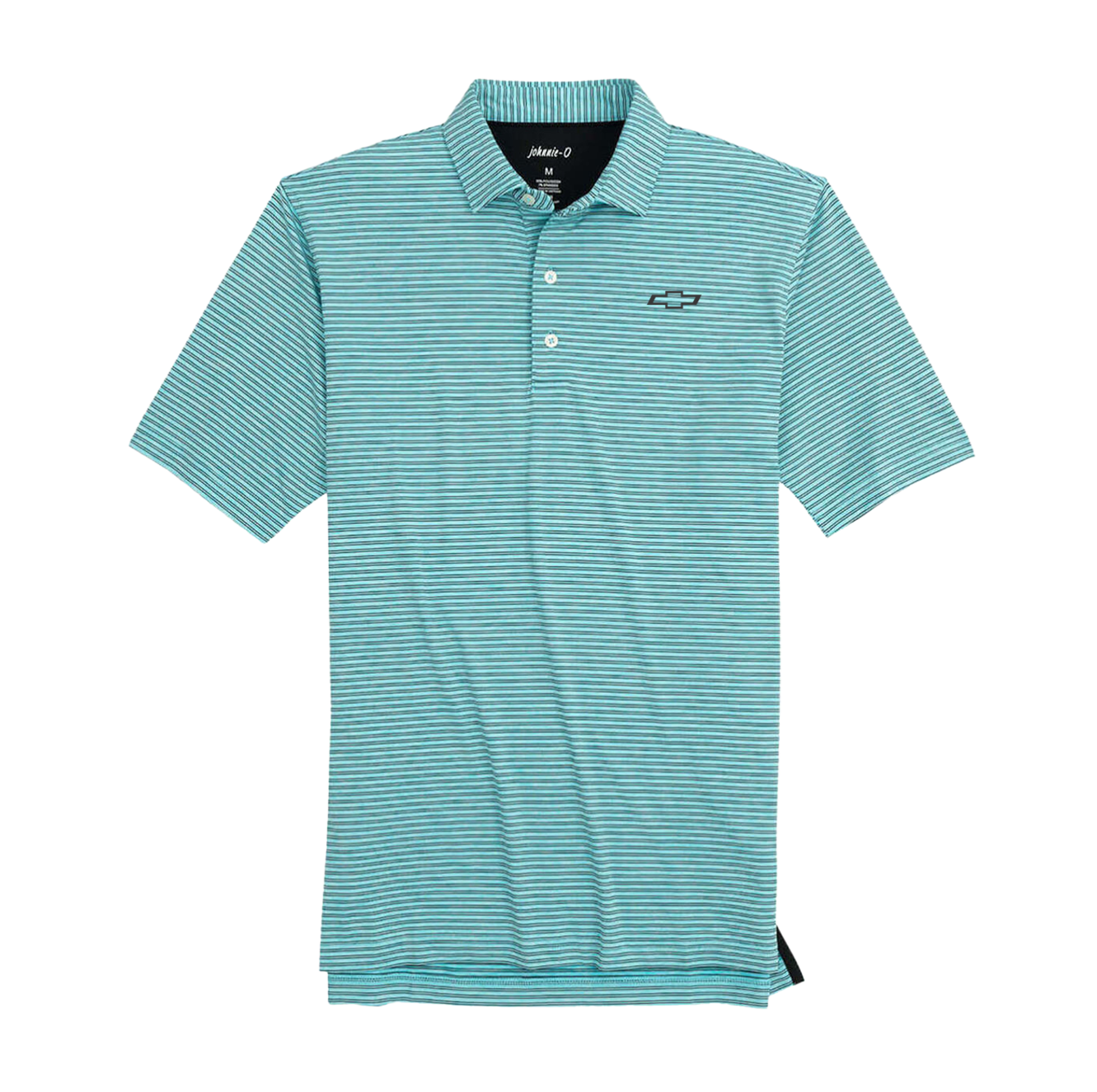 Chevrolet Men's Johnnie-O Striped Jersey Performance Polo