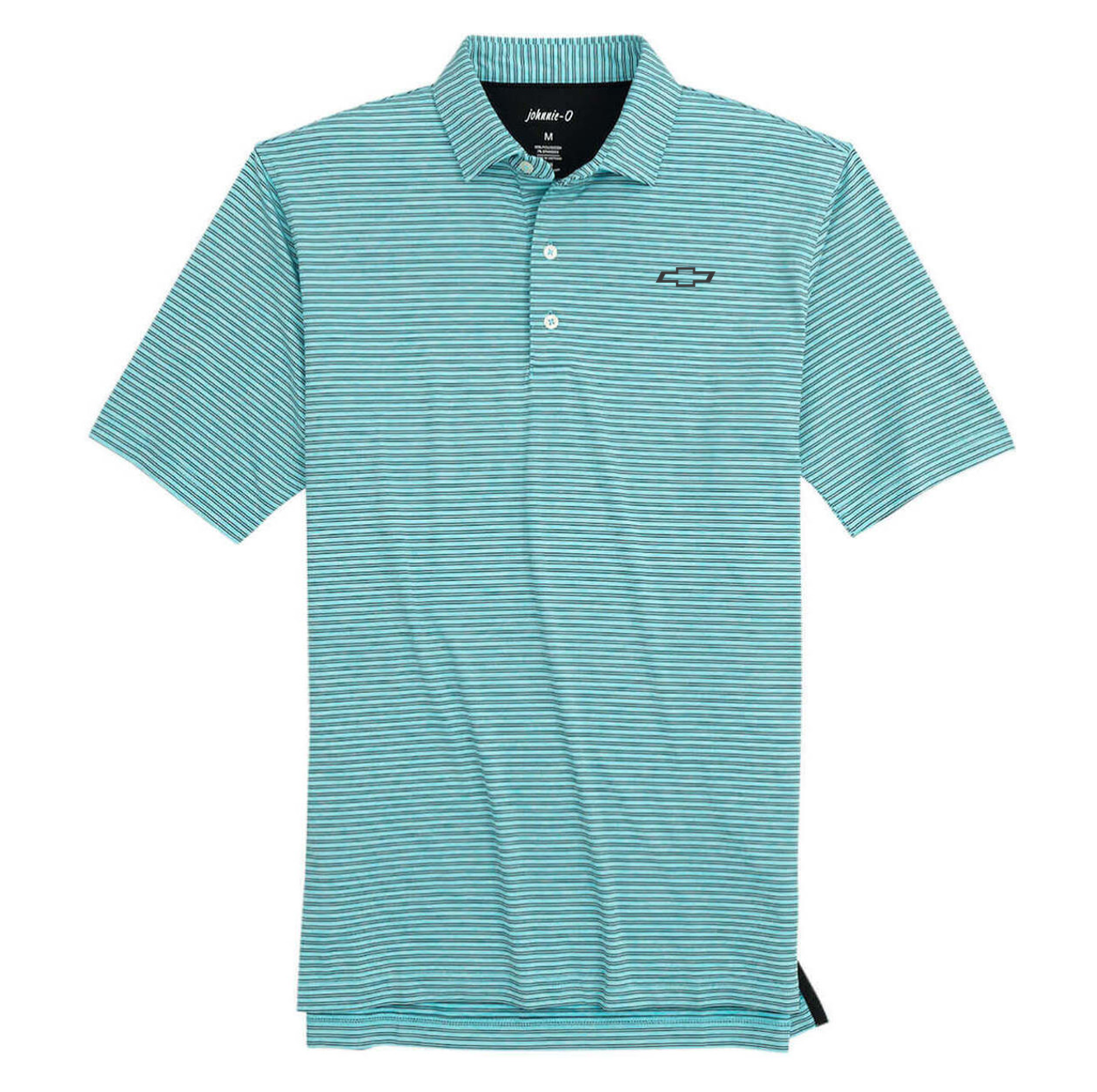 Chevrolet Men's Johnnie-O Striped Jersey Performance Polo