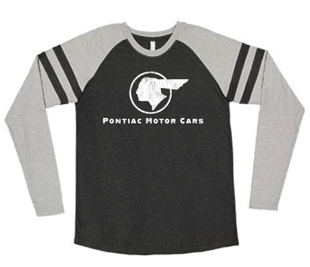 Dark Slate Gray Pontiac Motor Cars Vintage Long Sleeve T-Shirt