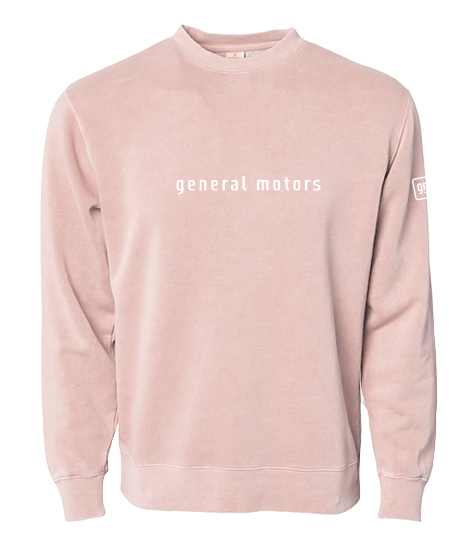 General Motors Unisex Midweight Pigment Dyed Crewneck