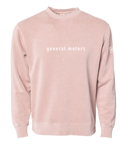 General Motors Unisex Midweight Pigment Dyed Crewneck