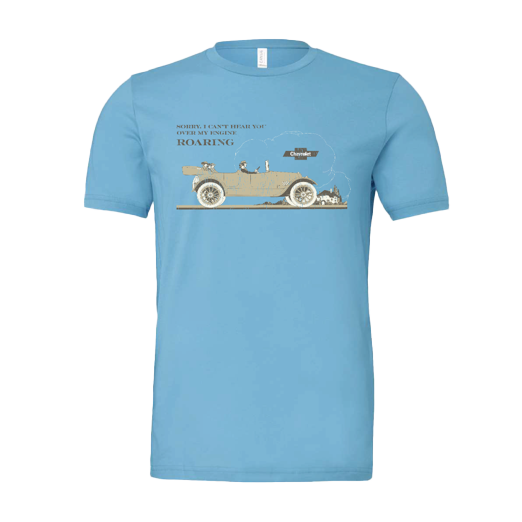 Sky Blue Vintage Chevrolet Can't Hear You T-Shirt