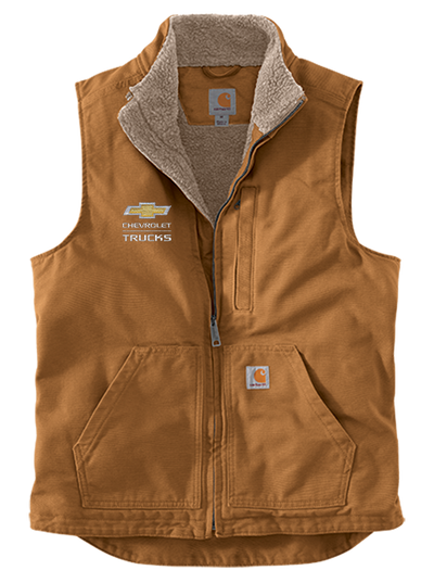 Chevrolet Men's Carhartt Sherpa-Lined Vest Black S