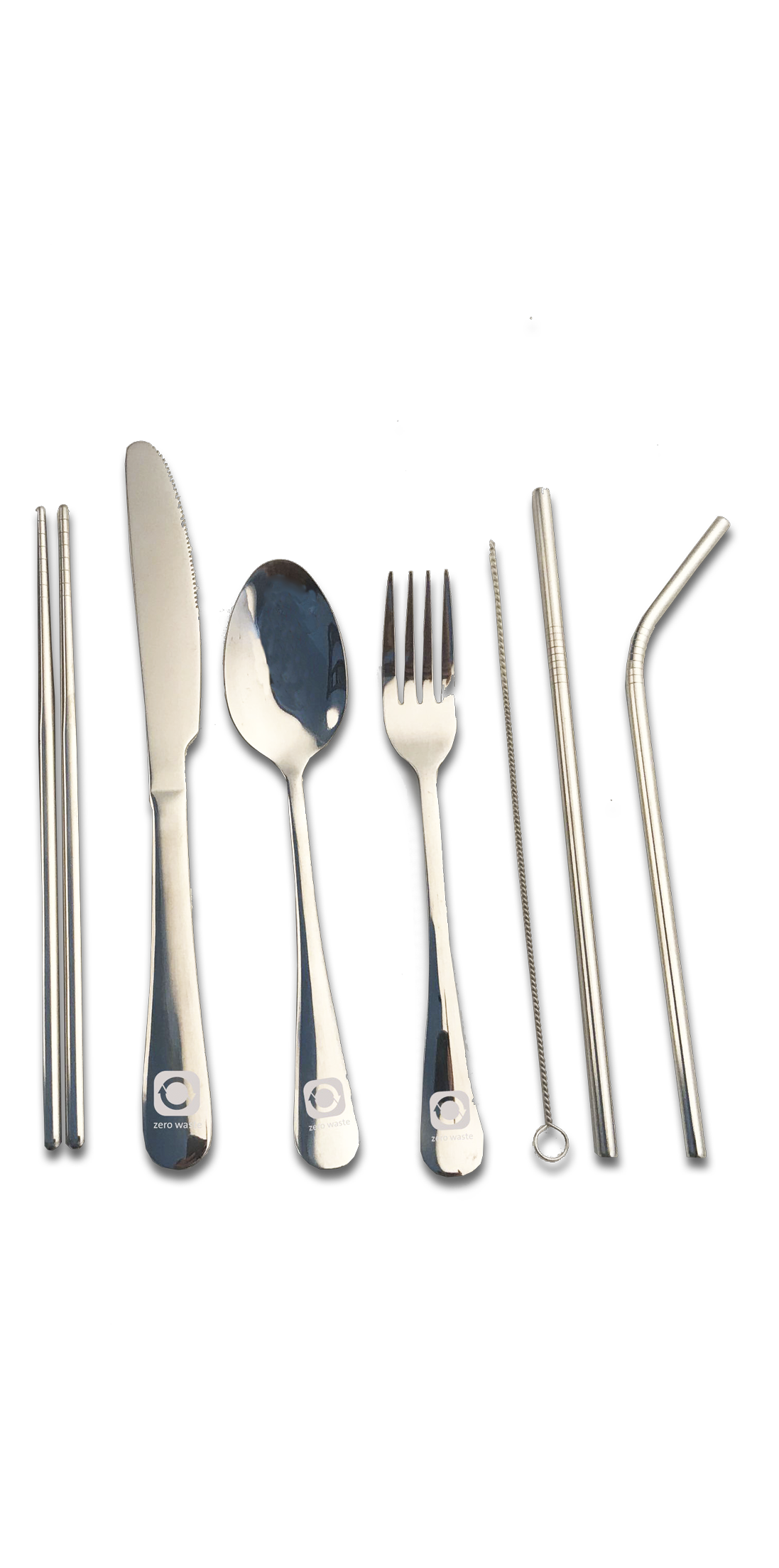 Dark Slate Gray GM Travel Silverware Set