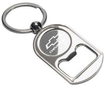 Light Gray Chevrolet Silver Bottle Opener