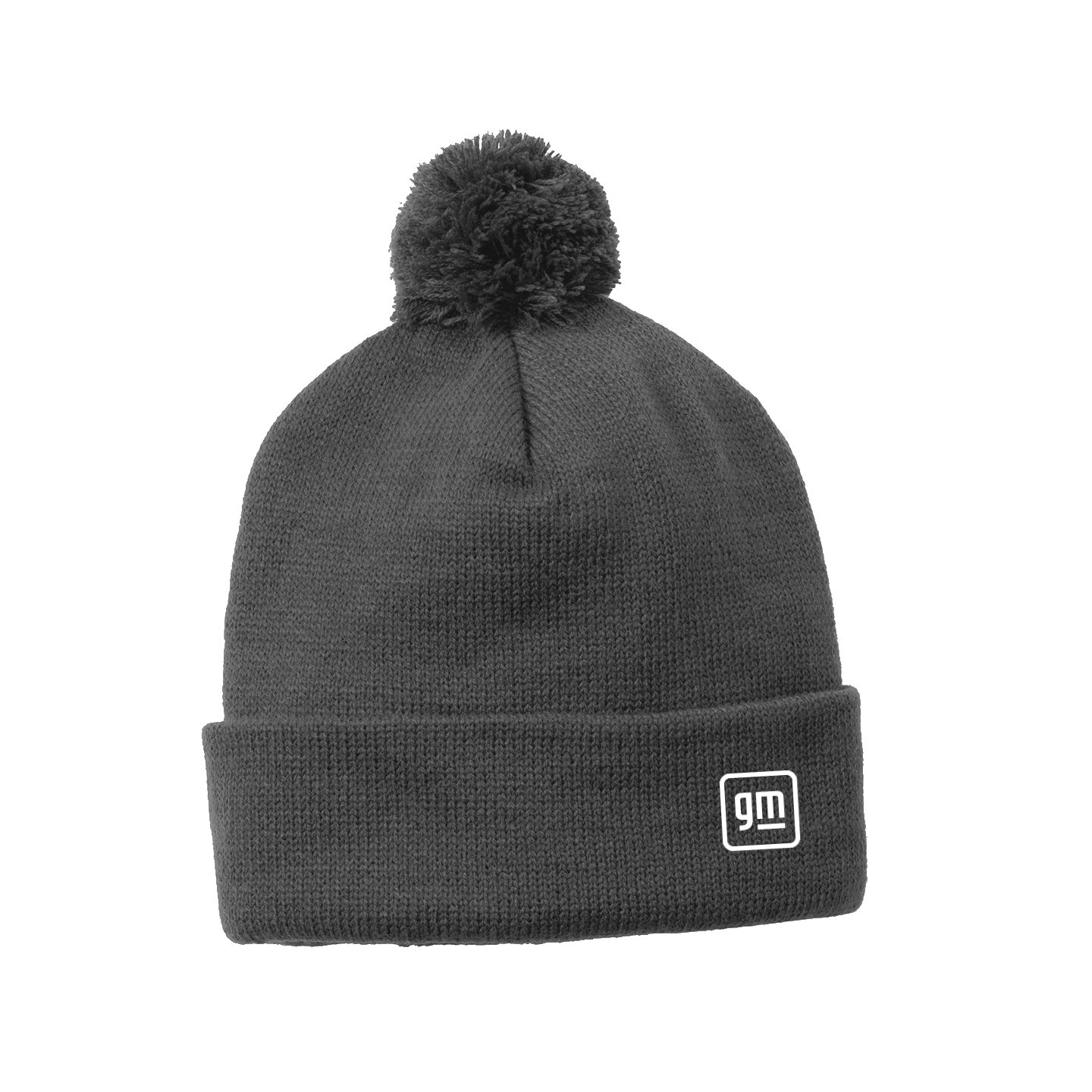 Dark Slate Gray General Motors Pom Beanie