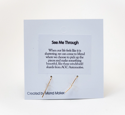 Lavender Mend on the Move See Me Through Earrings