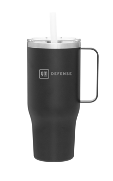 GM Defense Stainless Steel Water Tumbler with Straw