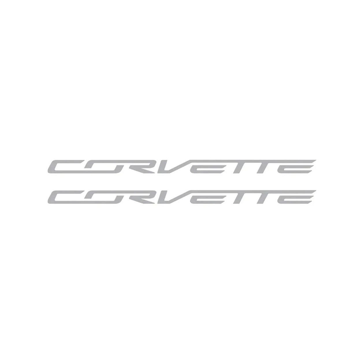 C6 - C8 Corvette Side Skirt Vinyl Decals - Corvette Script