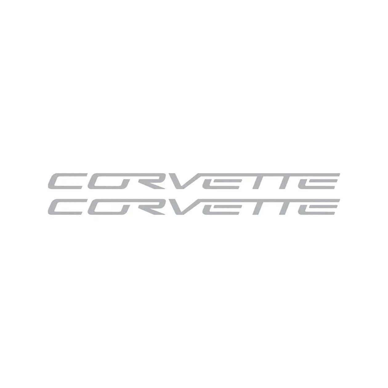 C6 - C8 Corvette Side Skirt Vinyl Decals - Corvette Script