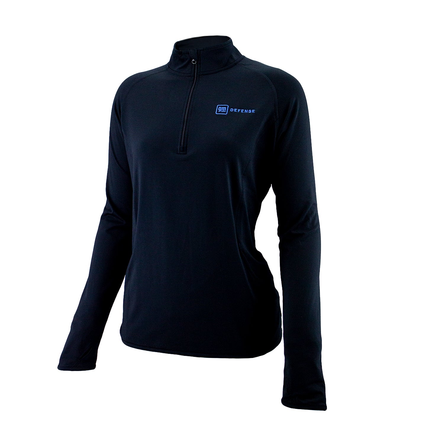Black GM Defense Sport-Tek® Ladies Sport-Wick® Stretch 1/4-Zip Pullover