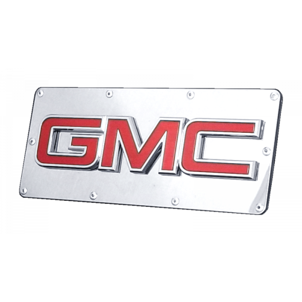 Light Gray GMC OEM Class III Trailer Hitch Plug – Chrome on Mirrored