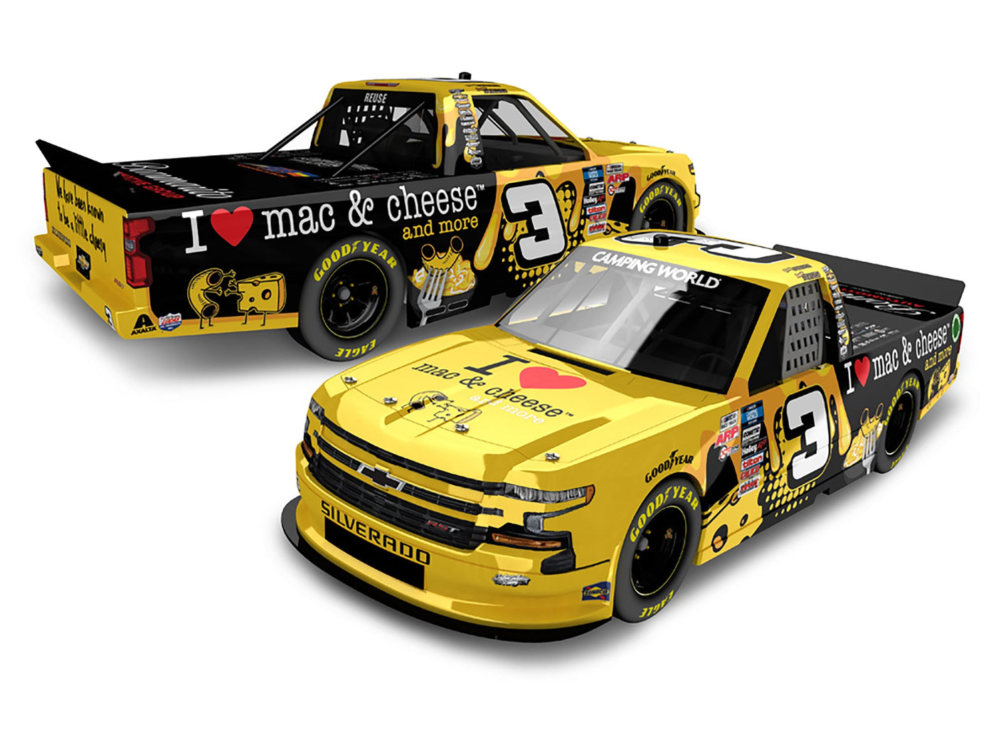 Bobby and Roger Reuse 2021 I Heart Mac & Cheese 1:24 Die-Cast