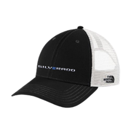 Light Gray Silverado EV The North Face Ultimate Trucker Cap