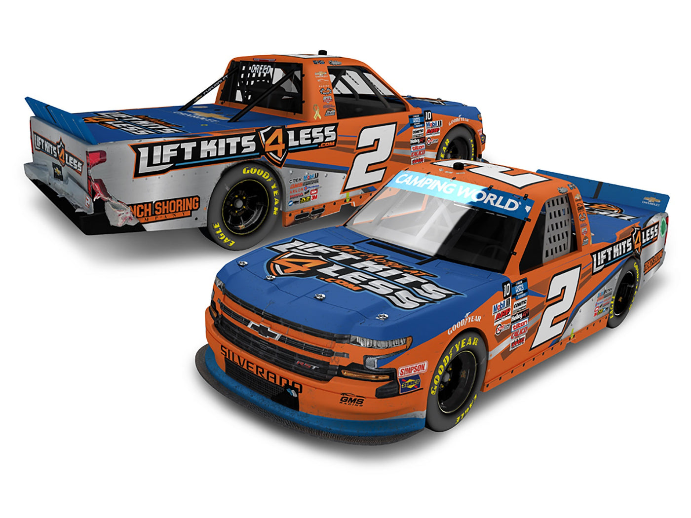 Sheldon Creed 2021 Liftkits4less.com Win 1:24 Diecast