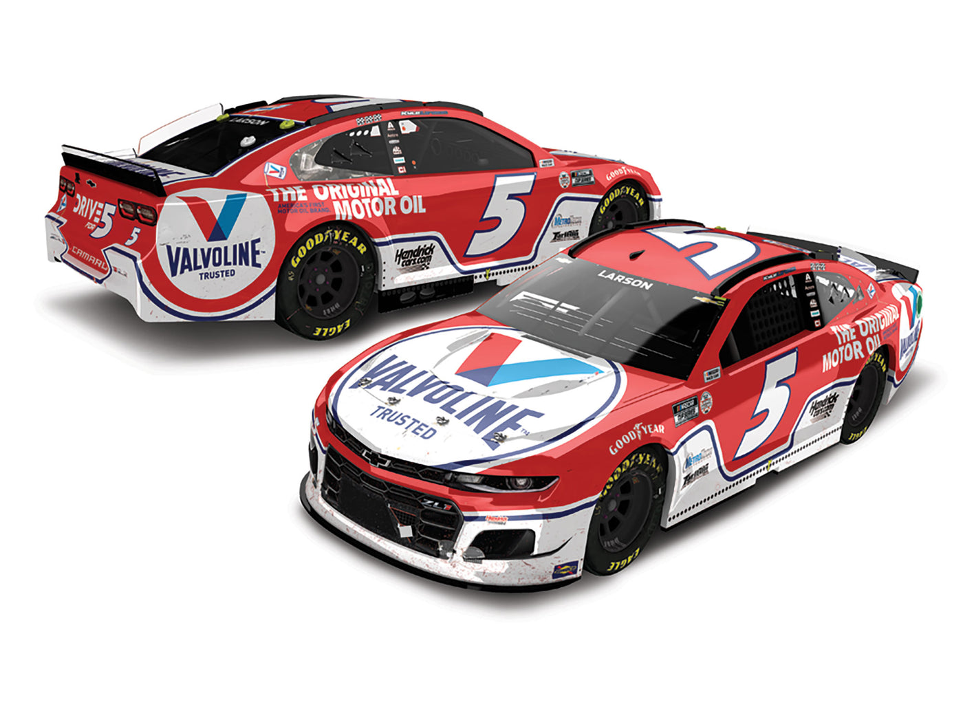 Kyle Larson 2021 Valvoline Nashville Win 1:24 Diecast