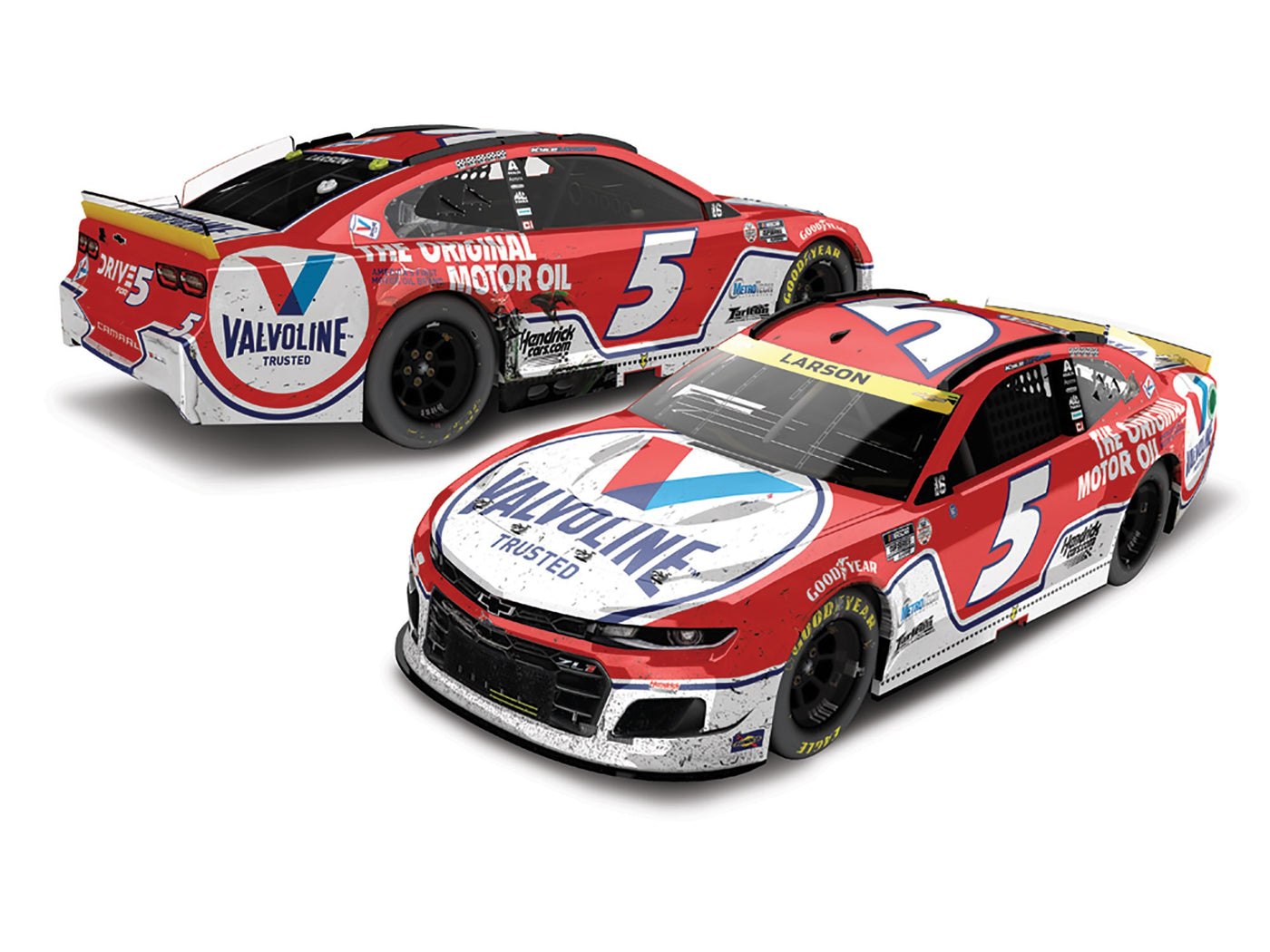 Kyle Larson 2021 Valvoline Bristol Race Win 1:24 Die-Cast