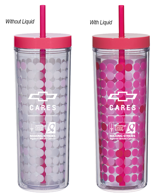 Chevy Pink Color Change Tumbler