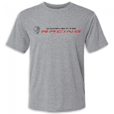 Dark Gray Corvette Racing Short Sleeve Tech Tee