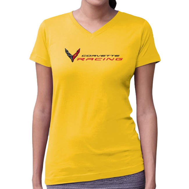 Corvette Racing V-Neck Fine Jersey Tee