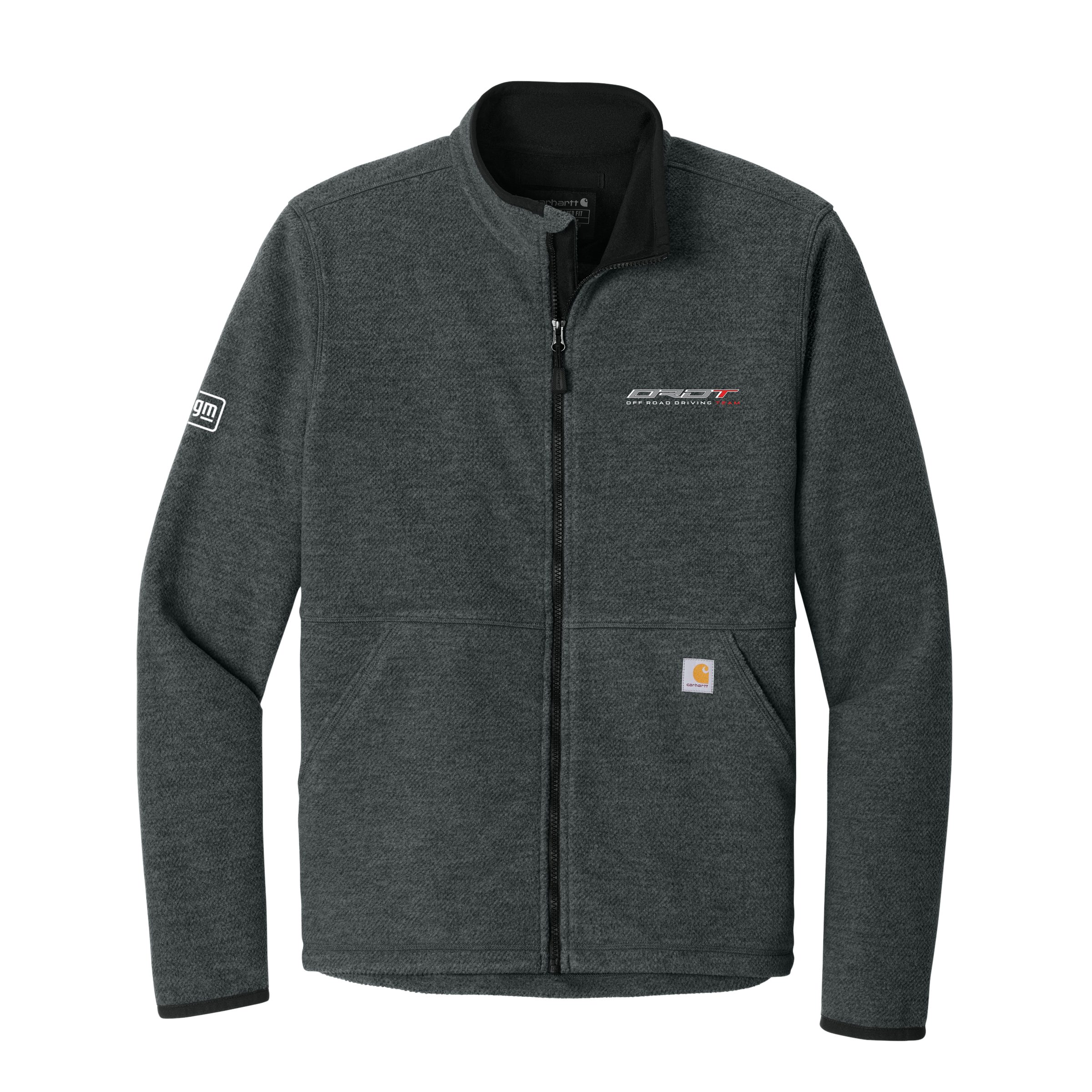 Dark Slate Gray ORDT Carhartt Textured Full-Zip Fleece Jacket