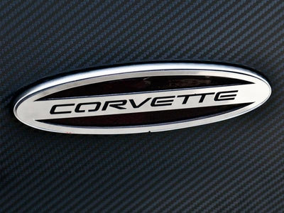 Dark Slate Gray 1997-2004 C5/Z06 Corvette - Side Marker Trim Rear w/Corvette Script 2Pc