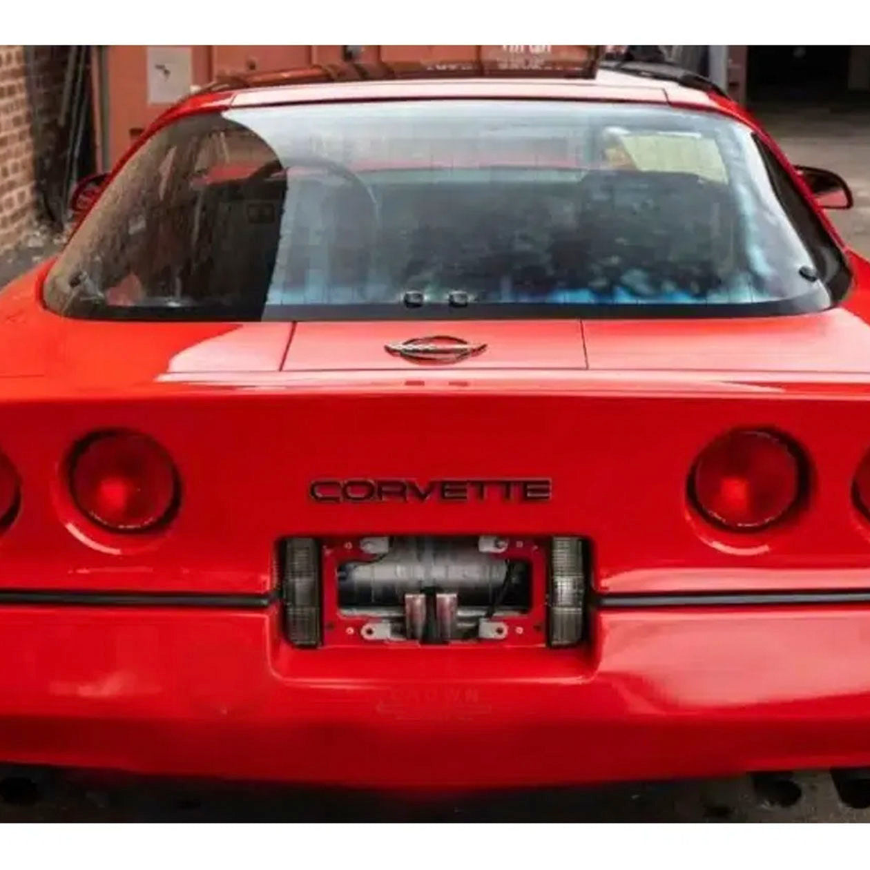 C4 Corvette Rear Bumper Vinyl Lettering