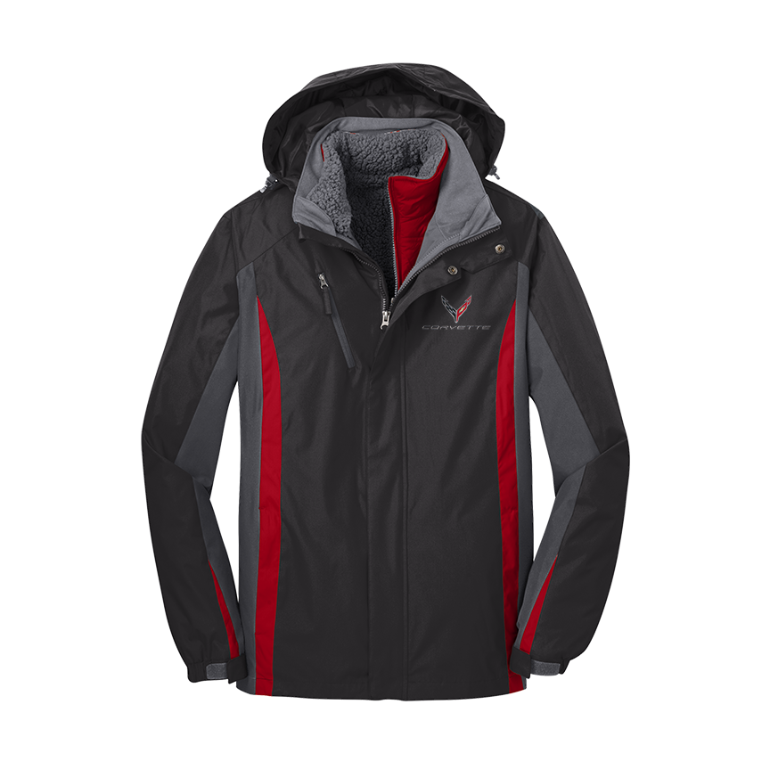 Dark Slate Gray Corvette Colorbock 3-in-1 Jacket