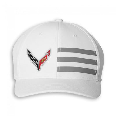 Corvette Adidas 3-Stripe Cap White