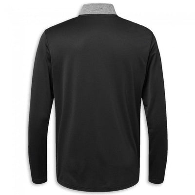 Dark Slate Gray Corvette Adidas Heather Quarter-Zip Pullover