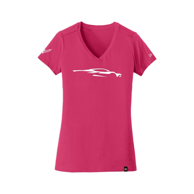 Corvette C8 Women's New Era Blend V-Neck Tee