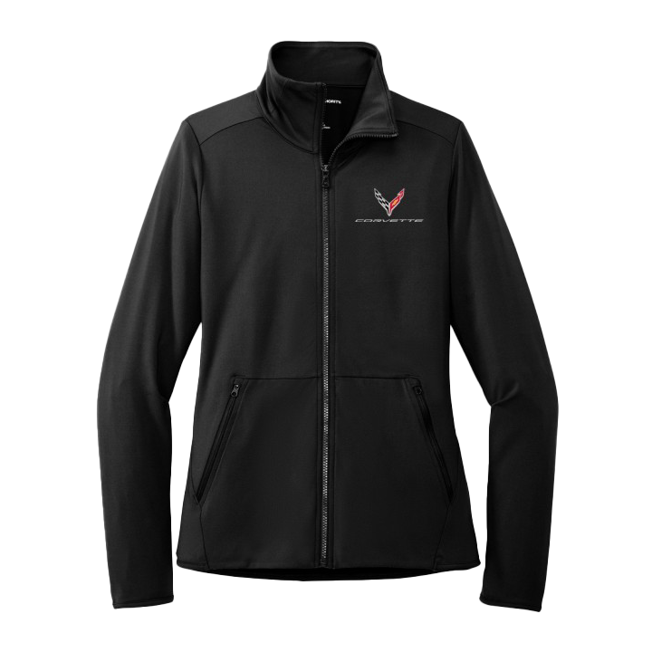 Corvette C8 Women's Stretch Full-Zip Fleece