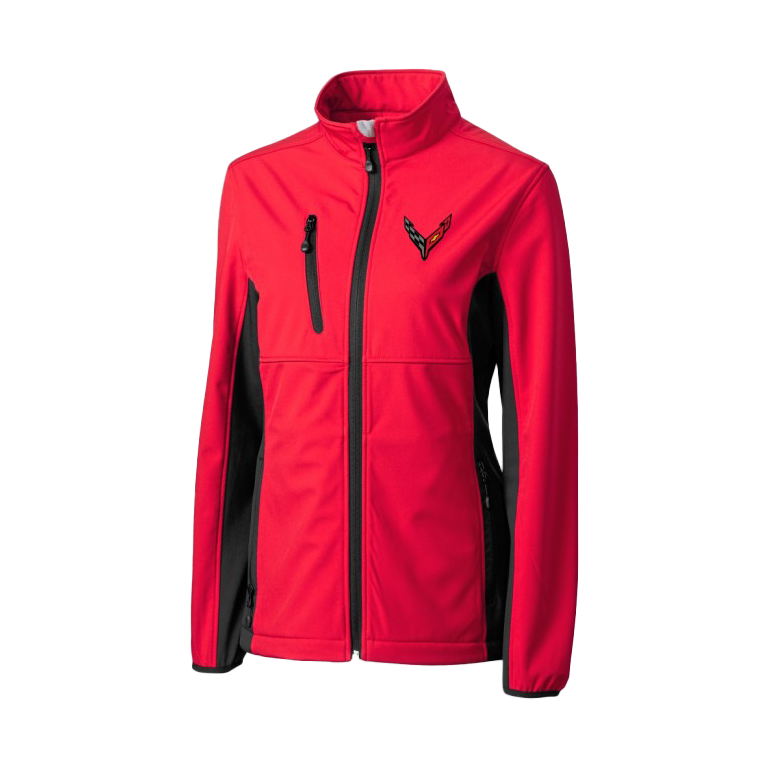 Corvette C8 Women's Stretch Softshell Jacket