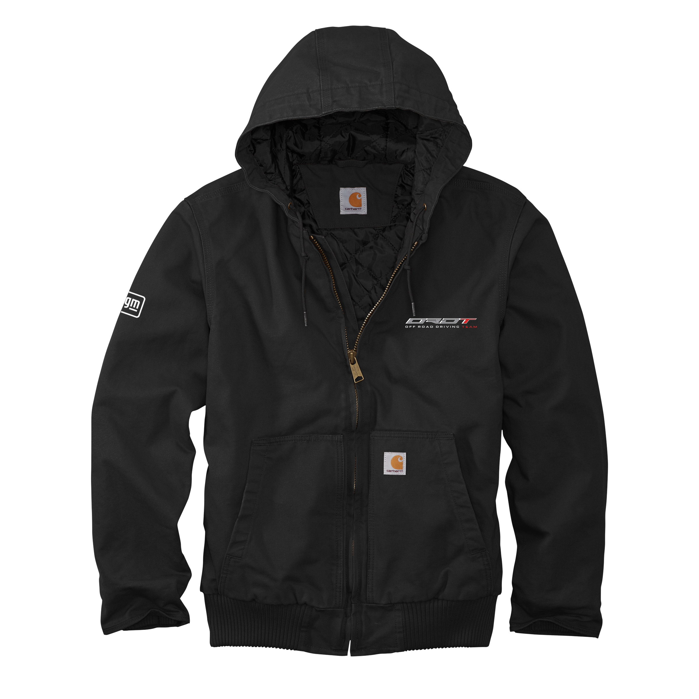 Black ORDT Carhartt Washed Duck Active Jac