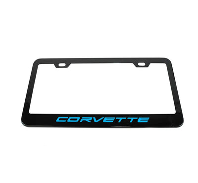 C8 Corvette License Plate Frame - Matte Black