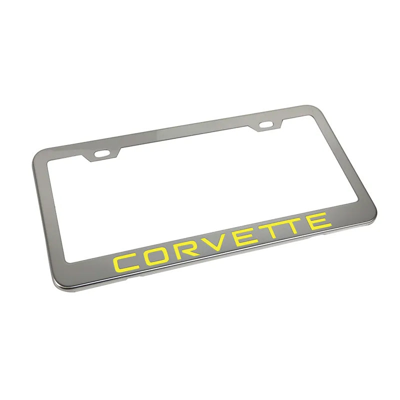 C3 Corvette Script License Plate Frame (1984-1996)