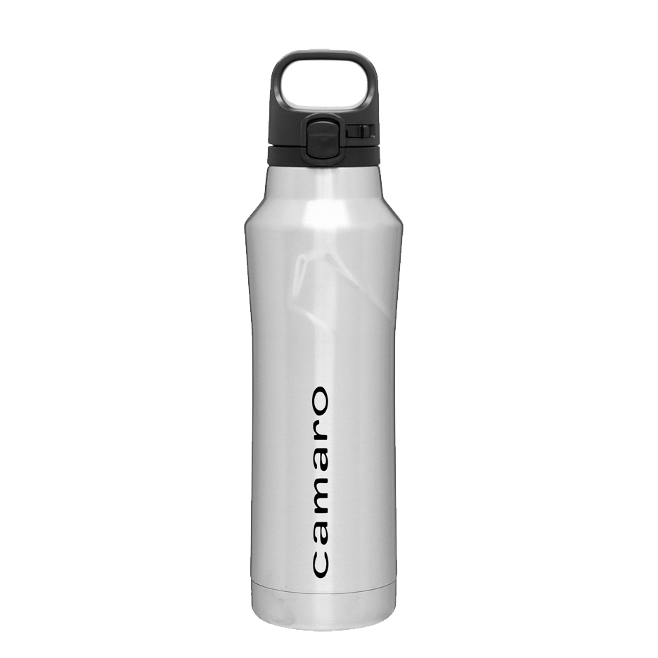 Light Gray Camaro Gen 1 Stainless Steel Thermal Bottle
