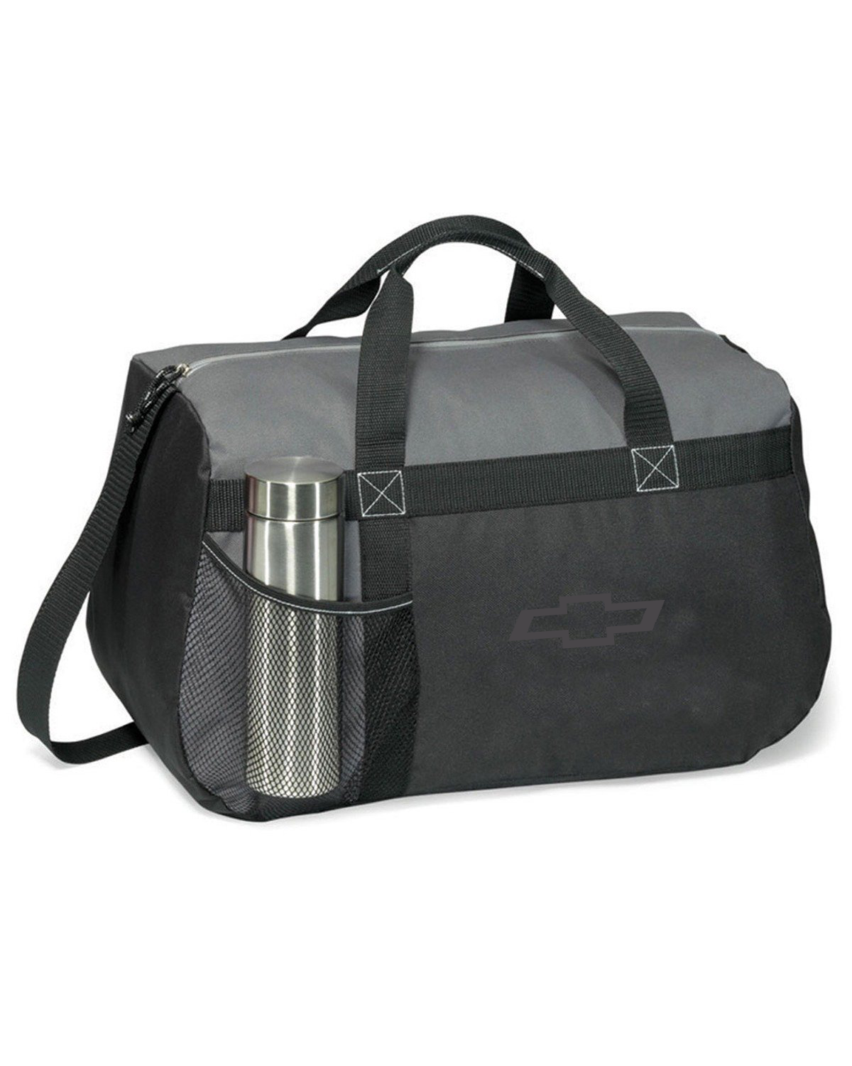 Dark Slate Gray Chevrolet Mesh Pocket Sport Bag