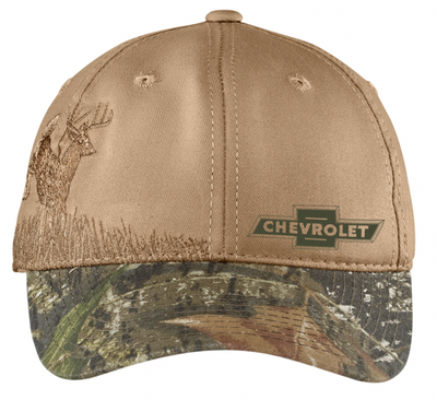 Rosy Brown Vintage Chevrolet Bowtie Camo Hat
