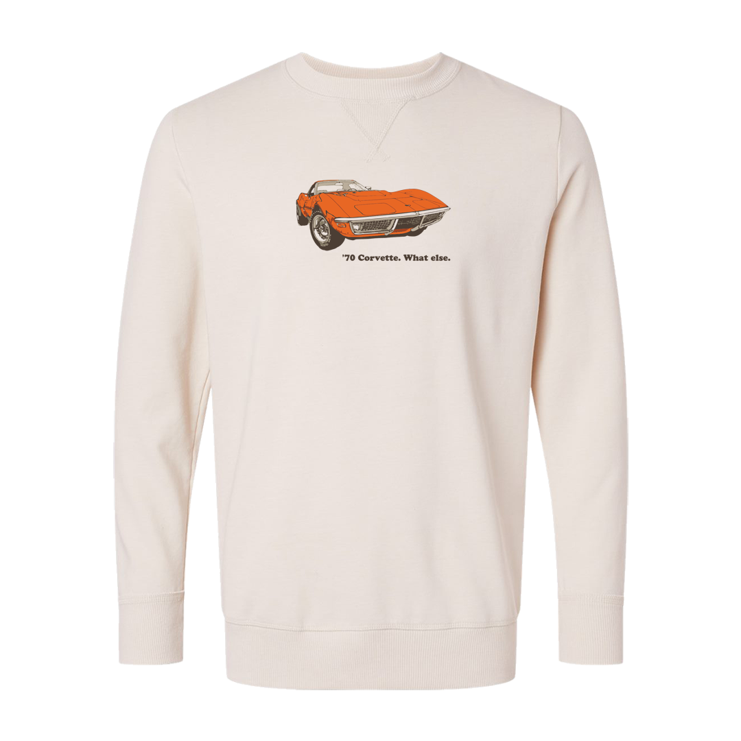 Corvette 70' What Else Retro Unisex Crewneck