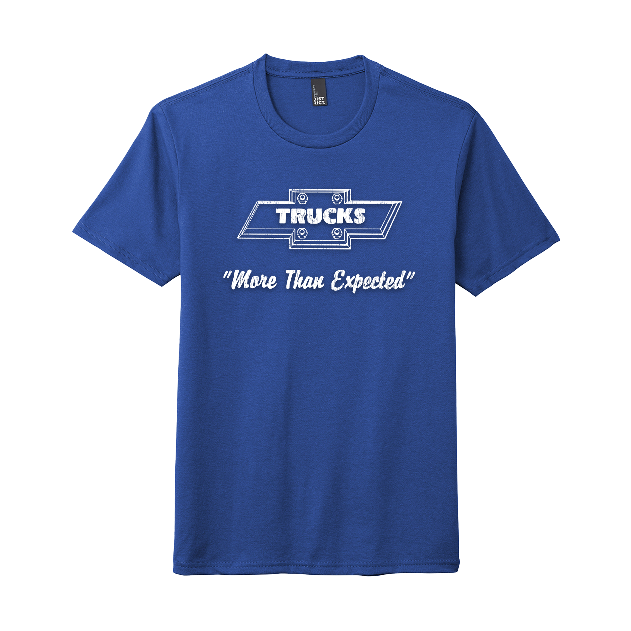 Dark Slate Blue Chevy Trucks "More Than Expected" Graphic T-Shirt