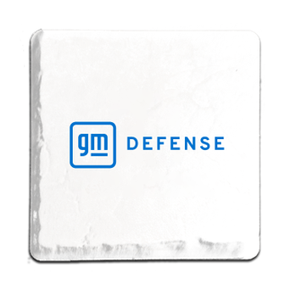 White Smoke GM Defense Stone Coaster