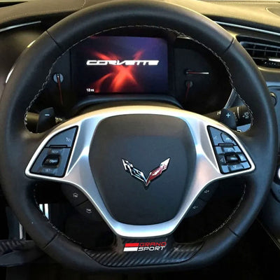 C8 Corvette Grand Sport Steering Wheel Vinyl Decal