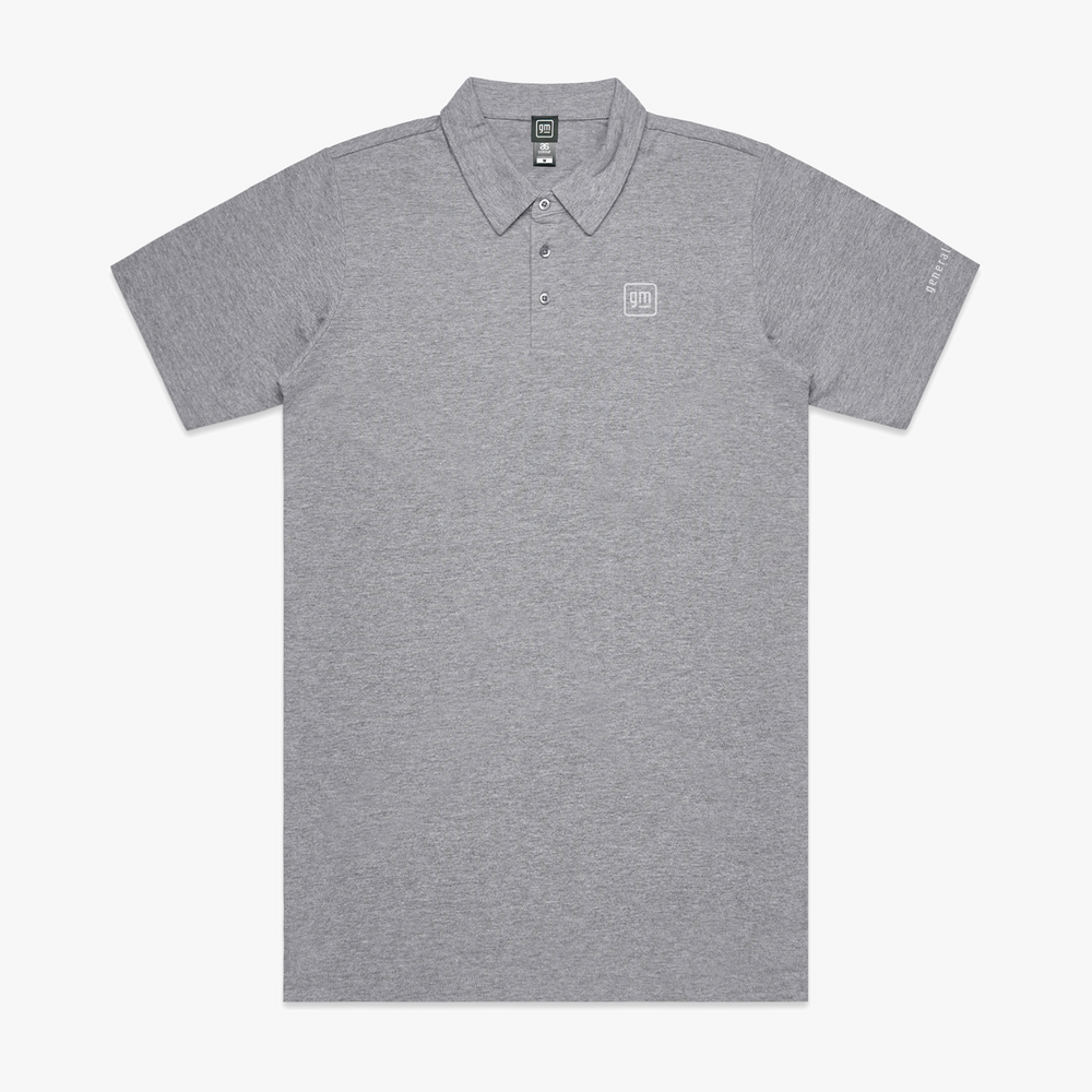 crepscule ニットポロ　M-G Knit Polo C.Gray crepscule ニットポロ M-G Knit Polo C.Gray