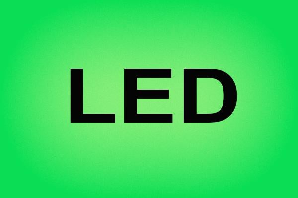 Lime Green 2014-2019 C7 Corvette - License Plate Frame CORVETTE Lettering - Stainless Steel - LED