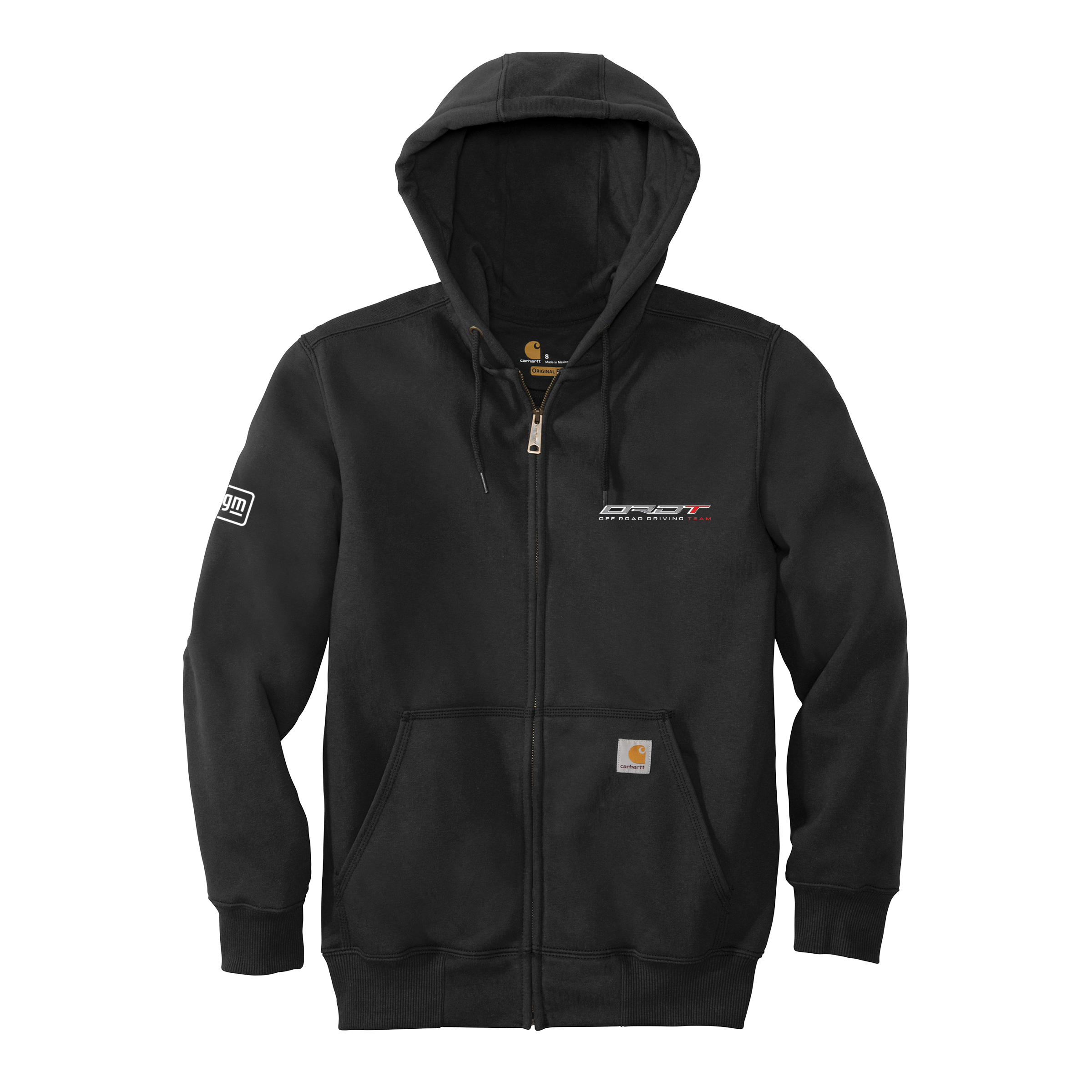 Dark Slate Gray ORDT Carhartt Rain Defender Paxton Heavyweight Hooded Zip-Front Sweatshirt