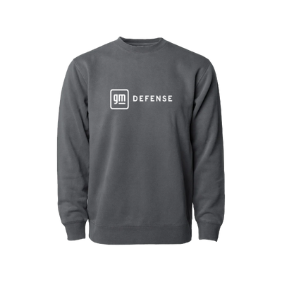 Dim Gray GM Defense Unisex Midweight Pigment Dyed Crew Neck